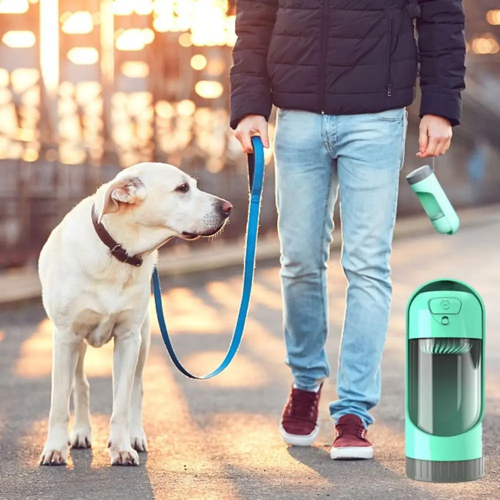

Leak Proof Puppy Water Dispenser With Filter Dog Water Bottle 300ml Cat Drinking Bowl for For Outdoor Hiking Walking