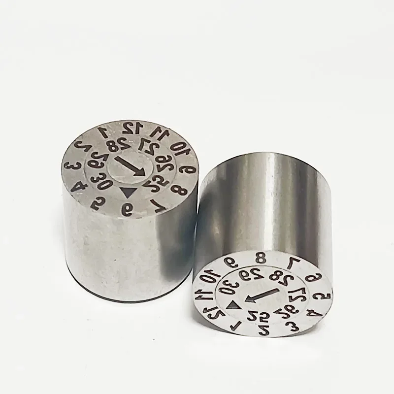 Пластиковые штампы с двойной датой для инъекций вставки кодом даты марки годовых