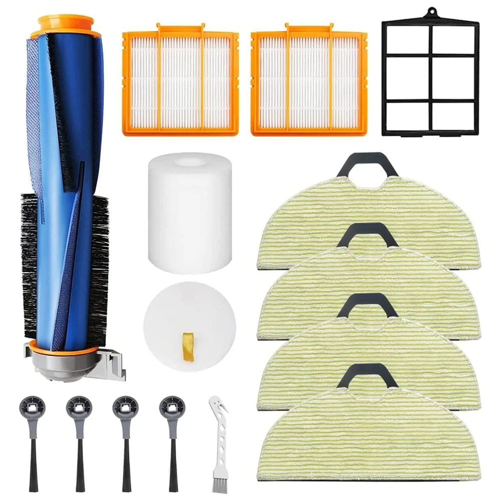 

Vacuum Cleaner Accessories for Shark AI Ultra 2In1 Robotic Vacuum Cleaner Self-Empty [RV2600WSEU] Main Brush Hepa Filter