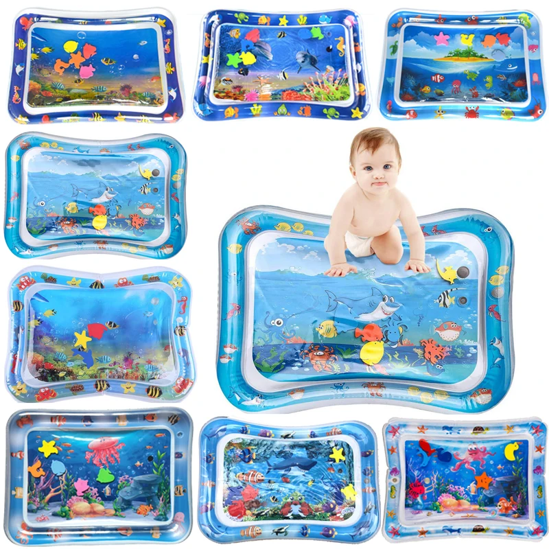 

Children's Mat Baby Water Play Mat Inflatable Toys Kids Thicken PVC Playmat Toddler Activity Play Center Water Mat for Babies