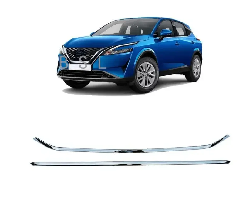 Автомобильные аксессуары для Nissan Qashqai J12 2022 2023 хромированный АБС-пластик перед