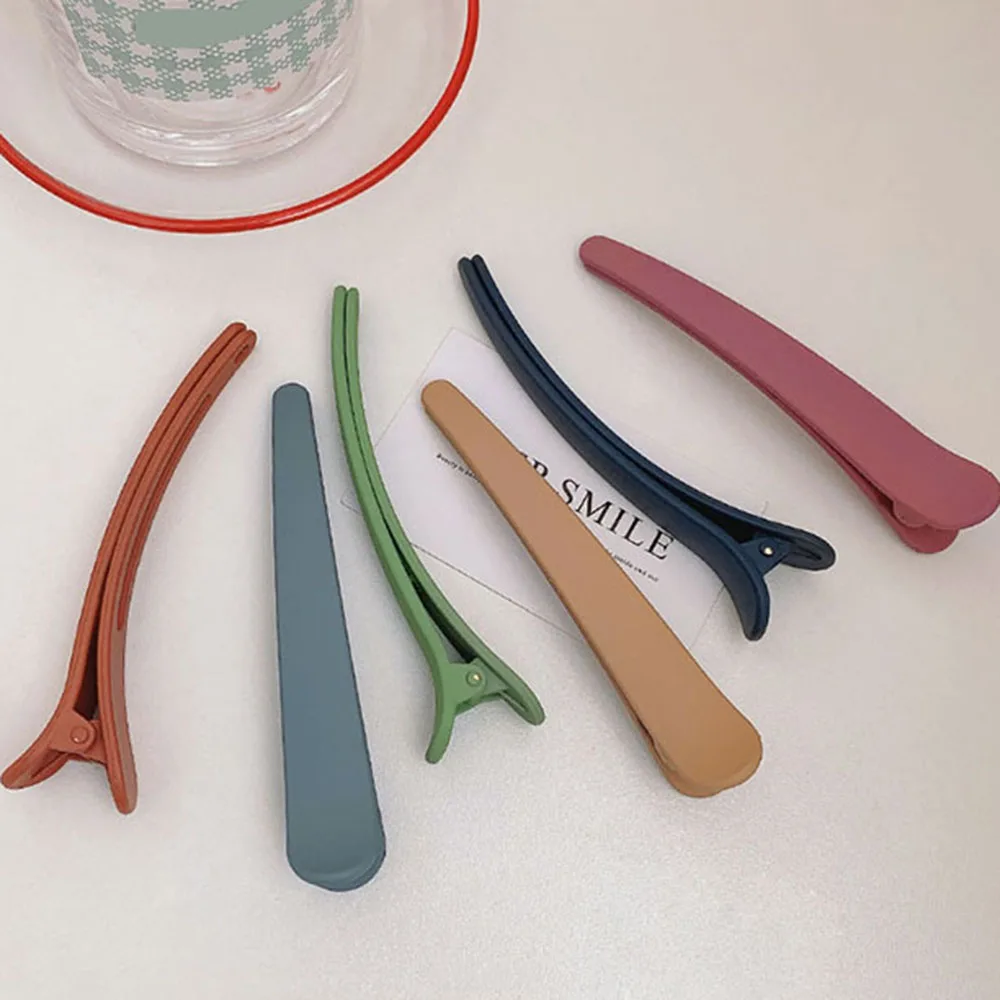 10 шт./компл. матовые пластиковые заколки для волос зажимы больших размеров 12 см