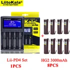 Зарядное устройство LiitoKala Lii-PD4 2022 для аккумуляторов 3,7 в 21700 26650 Li-Ion 1,2 в AA aaa NiMH + HG2 18650 3000 мАч