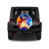 spare tire coverjeep tire covercolorful abstract art tire personalized custom tire coverspare tire protection for suv rv no