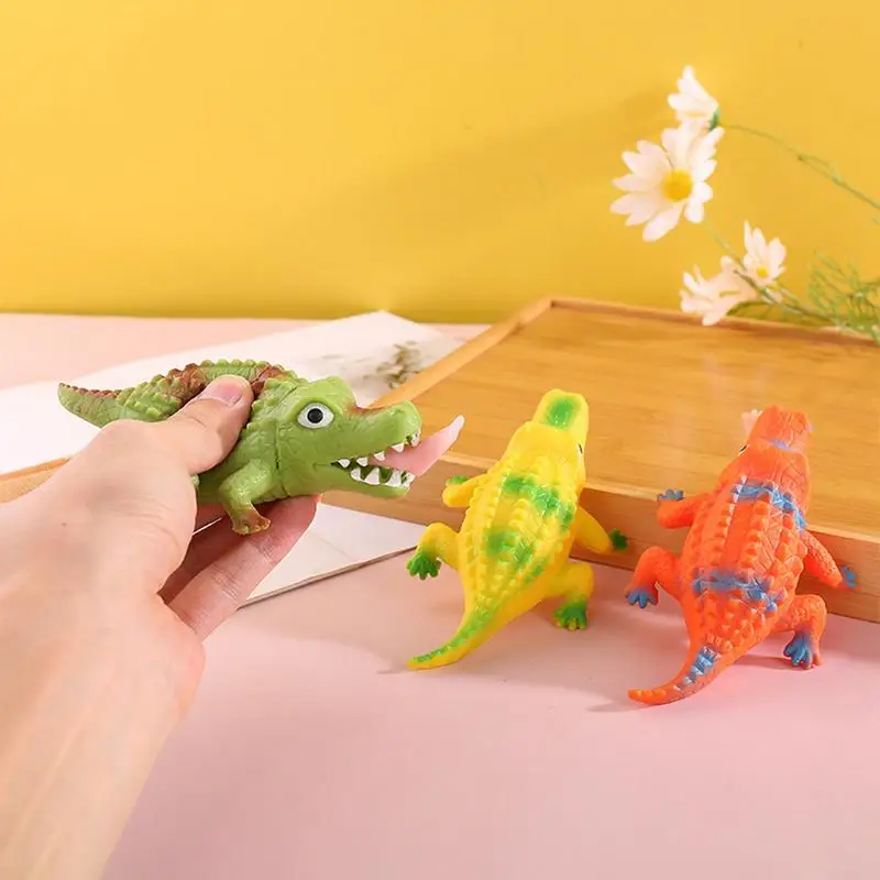 

Crocodile Animals Hand Toys For Kids Party Favors Crocodile Stretchy Joke Crocodile Simulation Decompressions Vent Toys
