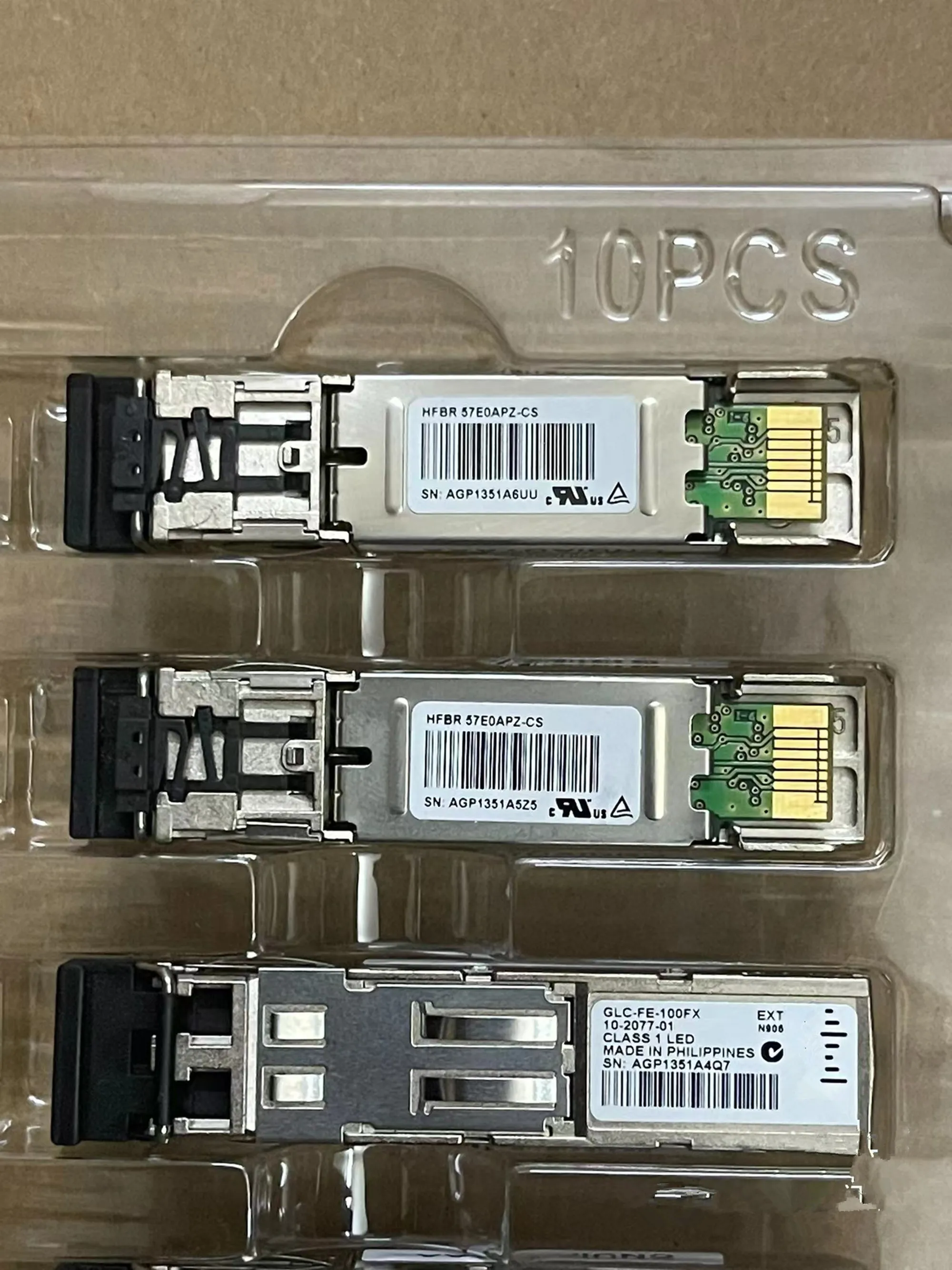100Mbps SFP Switch Transceiver ClSCO GLC-FE-100FX 10-2077-01 HFBR 57E0APZ-CS 100Mb Fiber Optical Module