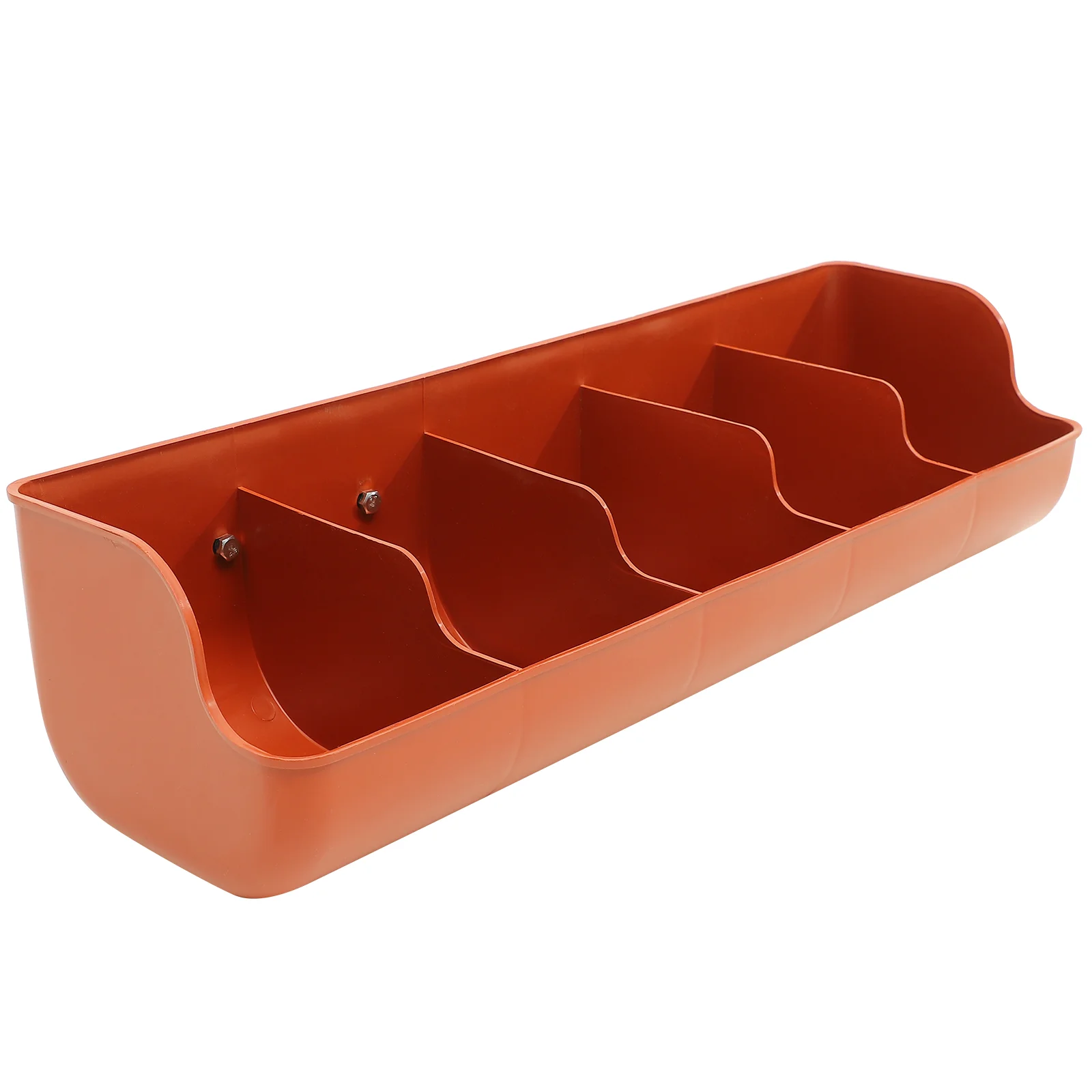 

Piggy Trough Piglet Feed Dispenser Livestock Feeding Manger Pannage Feeder Plastic Compartment