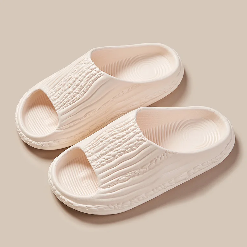 2022 New Summer Women Thick Platform Bathroom Home Slippers Men Soft Sole Indoor Slides Female Sandals Non-Slip