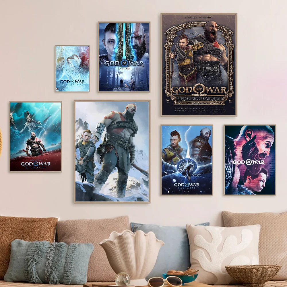 Настенные художественные наклейки в стиле ретро коллекция 2022 бога войны