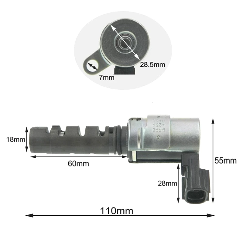 1 шт. распределительный вал VVT Регулируемый таймерный клапан соленоидный номер