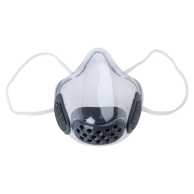 Дышащая защита для рта носа прозрачный щиток лица противотуманные маски