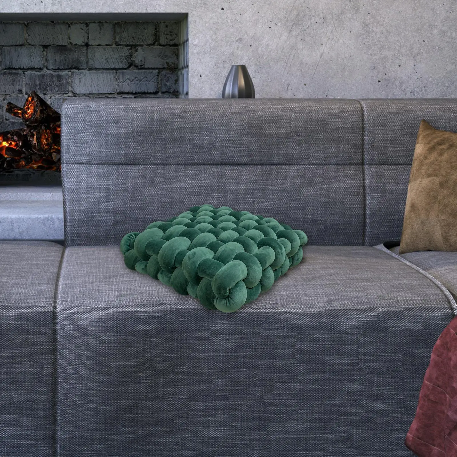 Decorative Throw Pillow Knot Gift Knotted Pillows Couch for Holiday Car Office