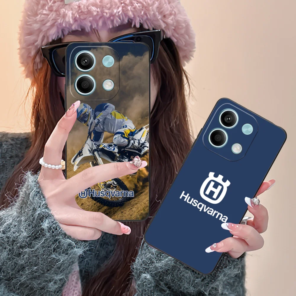 Чехол для мобильного телефона H-Husqvarna Xiaomi Redmi Note 13 12 11 10 9 8 7 6 S A Pro Lite Plus 5G черный