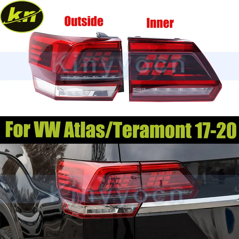 Фото Задний фонарь заднего бампера, задний фонарь для Volkswagen Atlas/Teramont 2017-2020, задний фонарь, стоп-сигнал №1