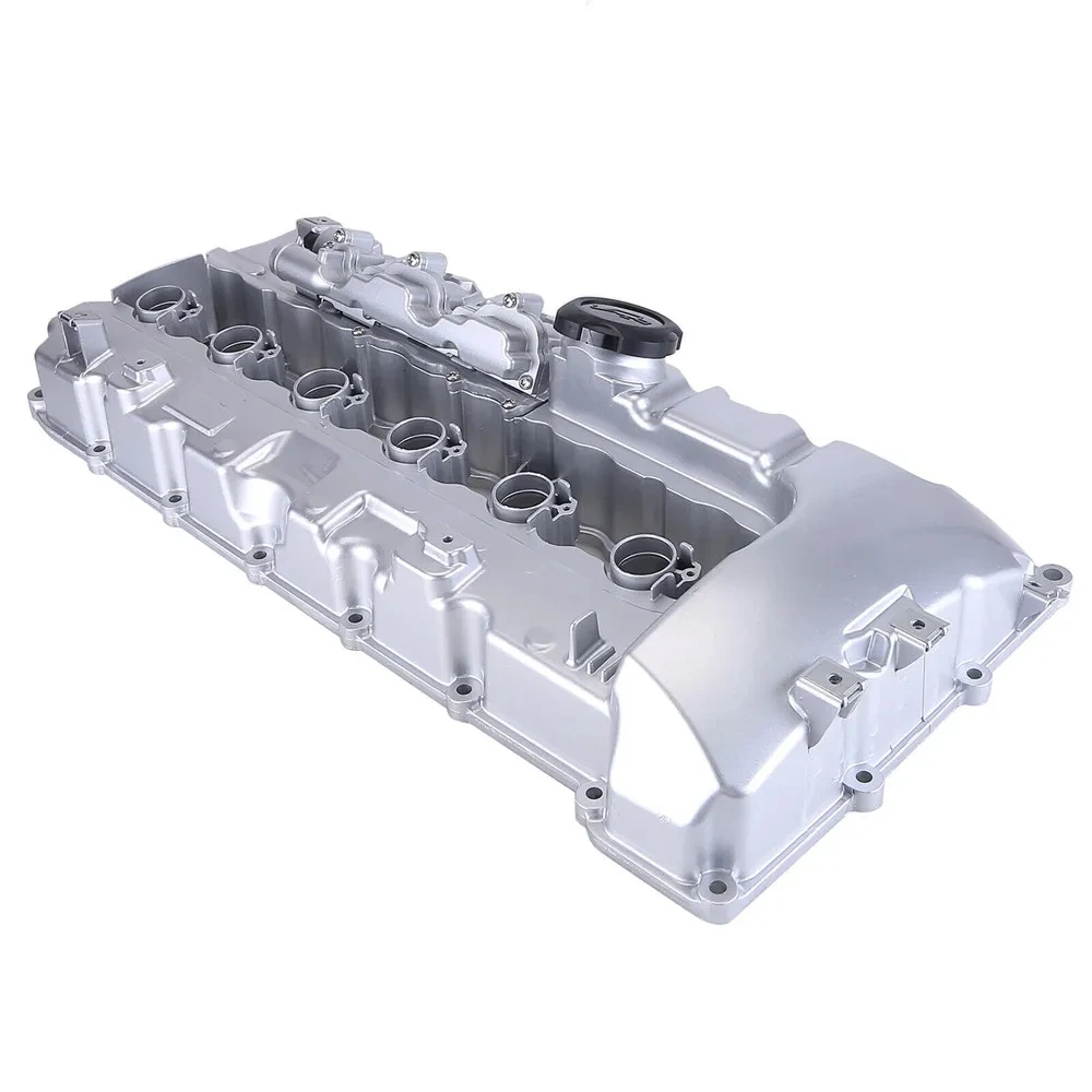 11127565284 Алюминиевая крышка клапана двигателя с комплектом прокладок для Bmw N54 135I 335I