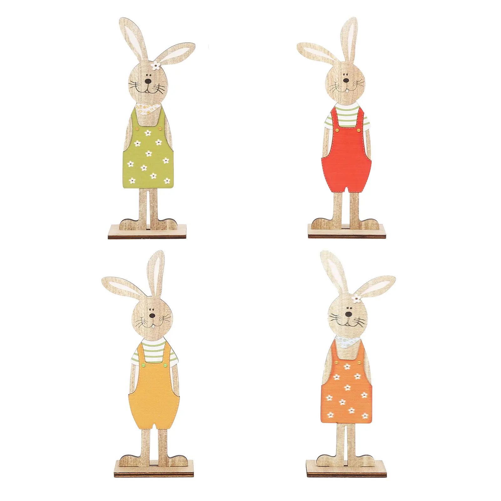 

Милый Пасхальный кролик, настольное украшение, красивый полированный милый внешний вид для семьи, друзей, коллеги, подарок