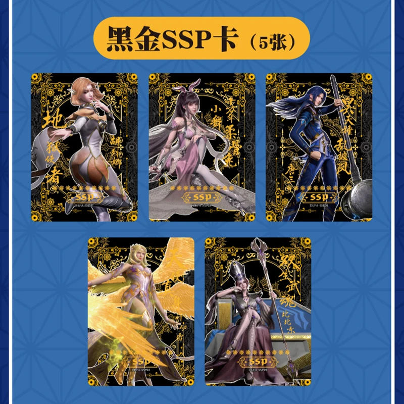 Настольная игра Douluo Dalu карточка с рисунком аниме Бронзирующая флеш-карта