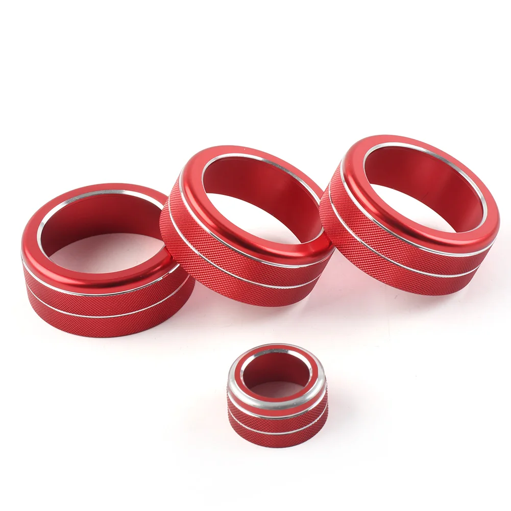 4 шт./компл. автомобильная консоль ручка управления климат-контролем кольцо