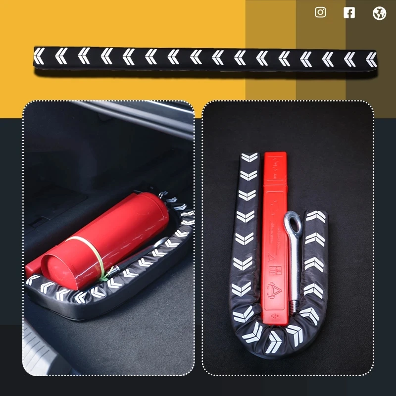 

Flexible Car Trunk Organizer FlexiStick - Unique Gift Car Storage Organization Accessories for Car, SUV, Van and Sedan Flexible