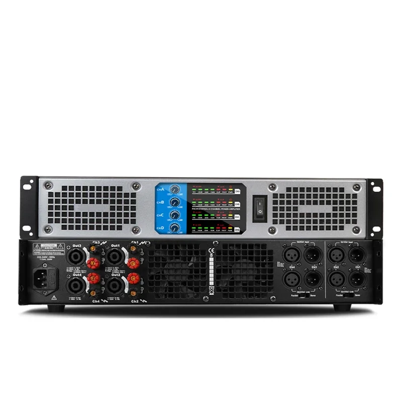 DA4600 DA2600 600 Вт*4 Вт*2 профессиональные 4-канальные цифровые усилители мощности 10000 Вт