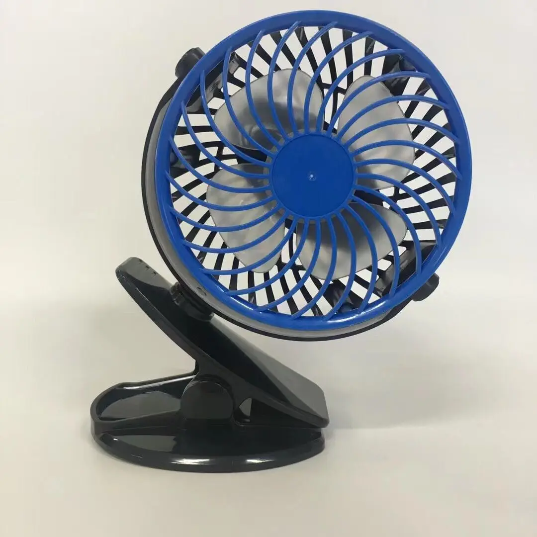 

12V Oscillating Speed Ventilation Air Car Truck Fan Clip Suction USB