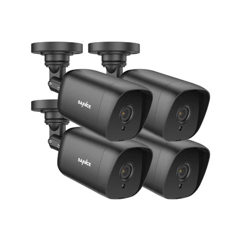 SANNCE 2/4 шт 2.0MP 1080P TVI камеры безопасности Крытый Открытый ИК ночного видения CCTV камеры видеонаблюдения с кабелем BNC