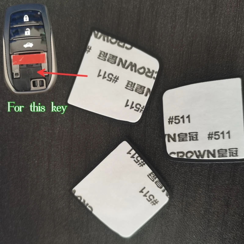 

2 шт./лот DIY эмблема логотип сменная наклейка эмблема для Toyota Crown удаленный ключ корпус