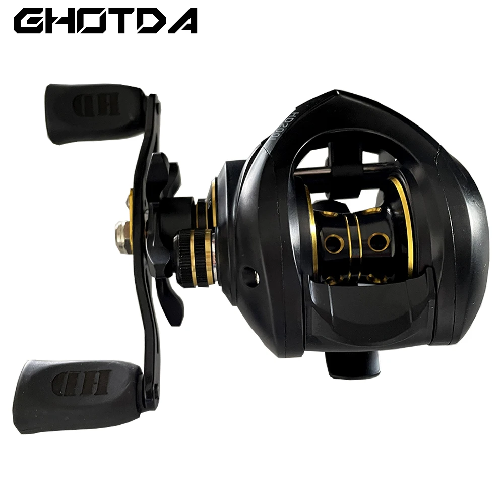 

Ghotda Magnetic Brake Baitcasting Reel Good Control Casting Reel 8KG Max Drag Baitcasting Reel Fishing Coil