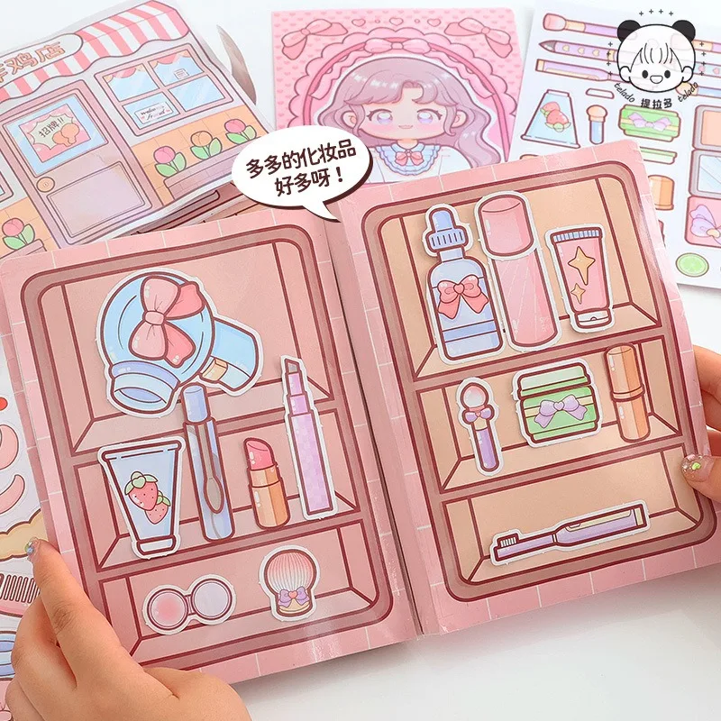 Тихая книга Tirado Pinch Music милые 3D наклейки материал для коллажей творчества