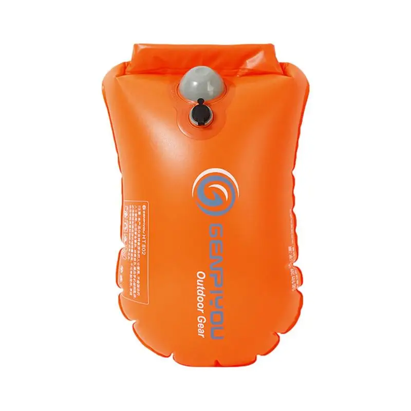 

Swim Safety Float Swim Buoy Open Water Swimming Products Life Buoy Dry Bag Waterproof Storable Bubble Swim Float For Swimming
