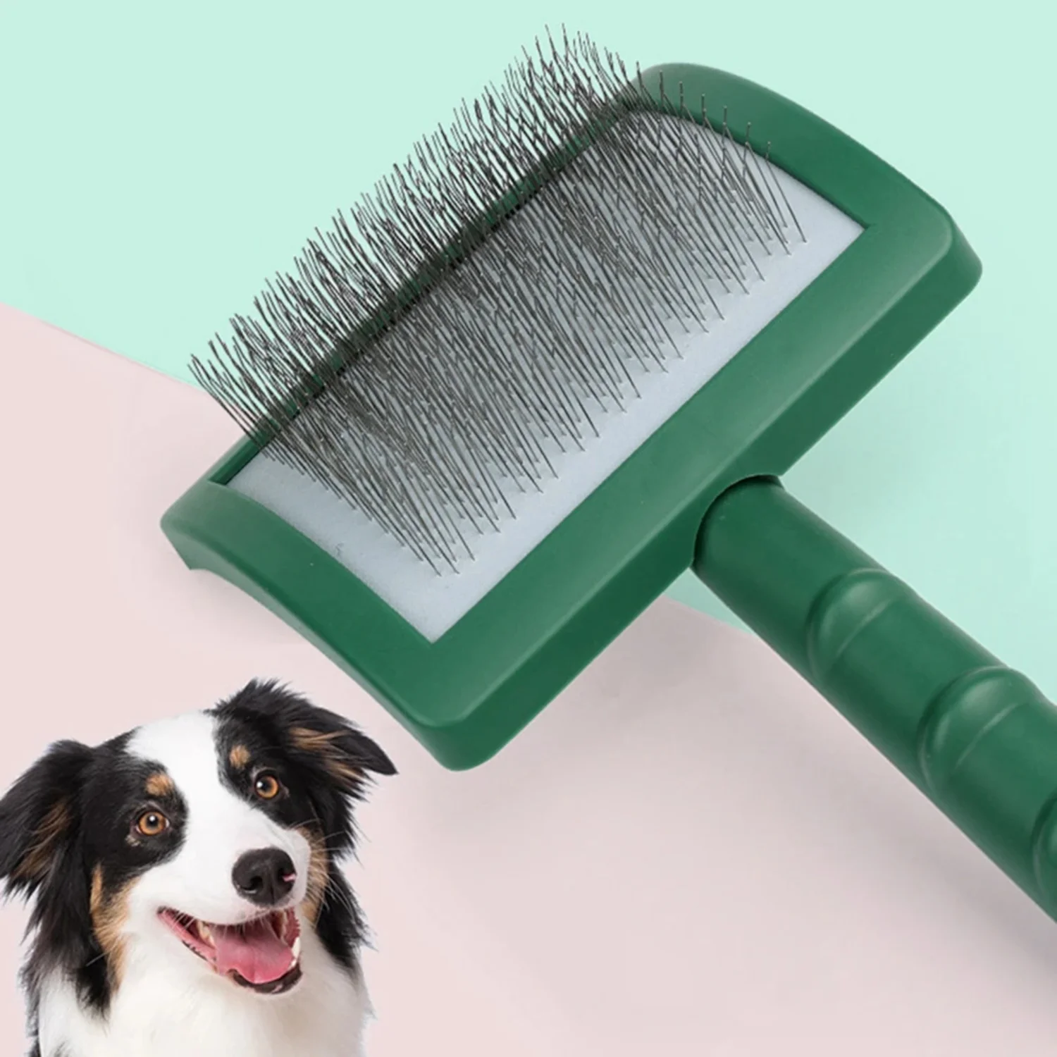 Long Pin Slicker Brush Large Dog Matted Hair Grooming Wire Pets Shedding Mats Cats Deshedding and loose