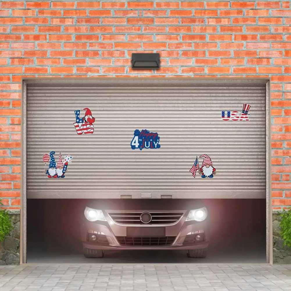 

Наклейка для кузова автомобиля, креативная нежная наклейка Colorfast 4 июля, флаг США, автомобильная наклейка для холодильника, автомобильная за...