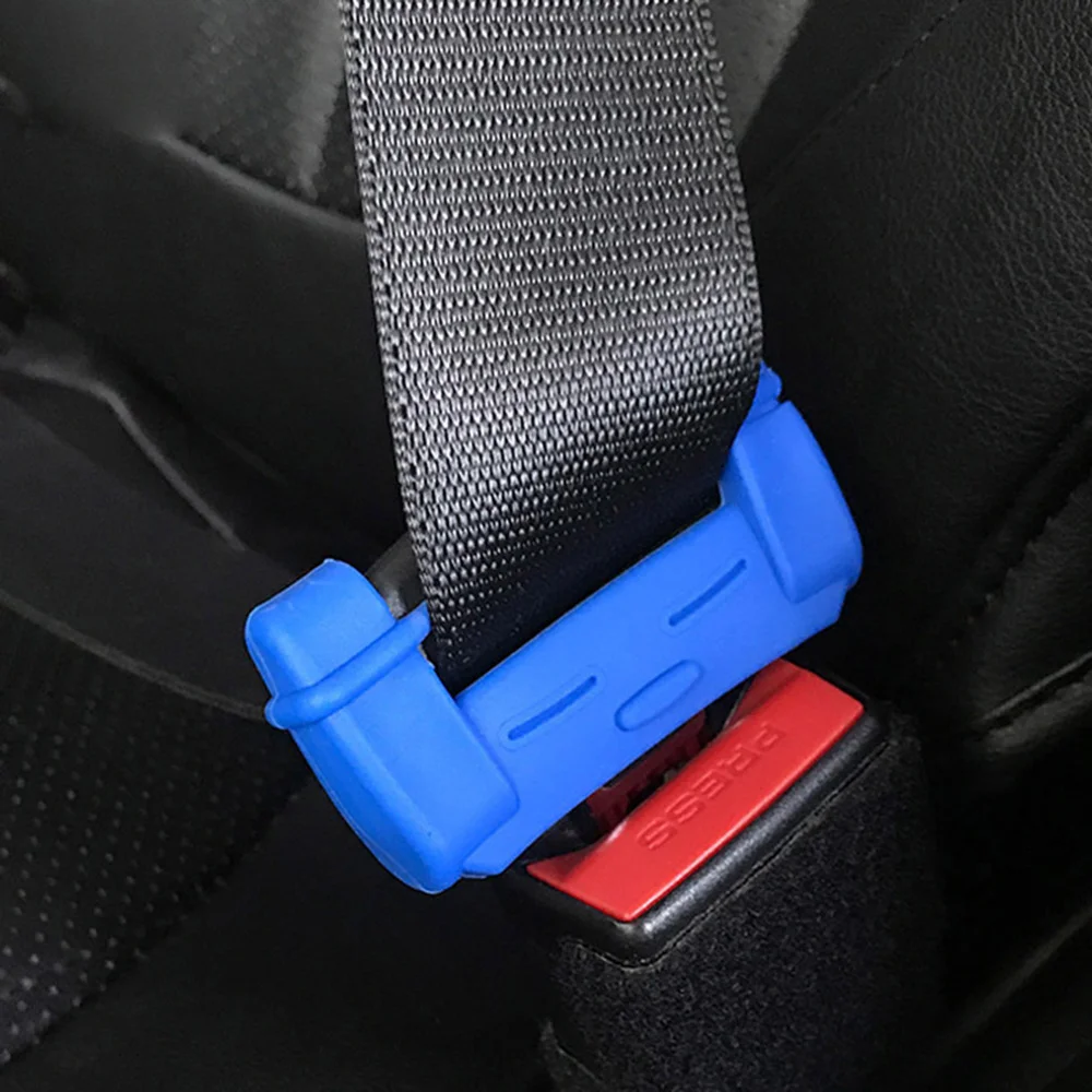 

Universal Car Seat Belt Buckle Covers Clip Anti-Scratch Cover Silicon Protector Seat Interior Accessories Seatbelt Cover