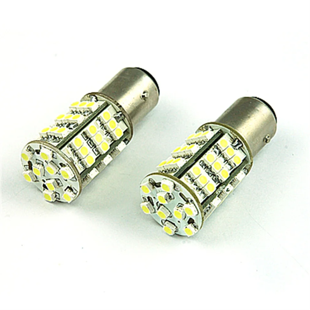 

2 x Super Bright Xenon White 54-SMD led car tail brake lights reverse lamp daytime running signal light