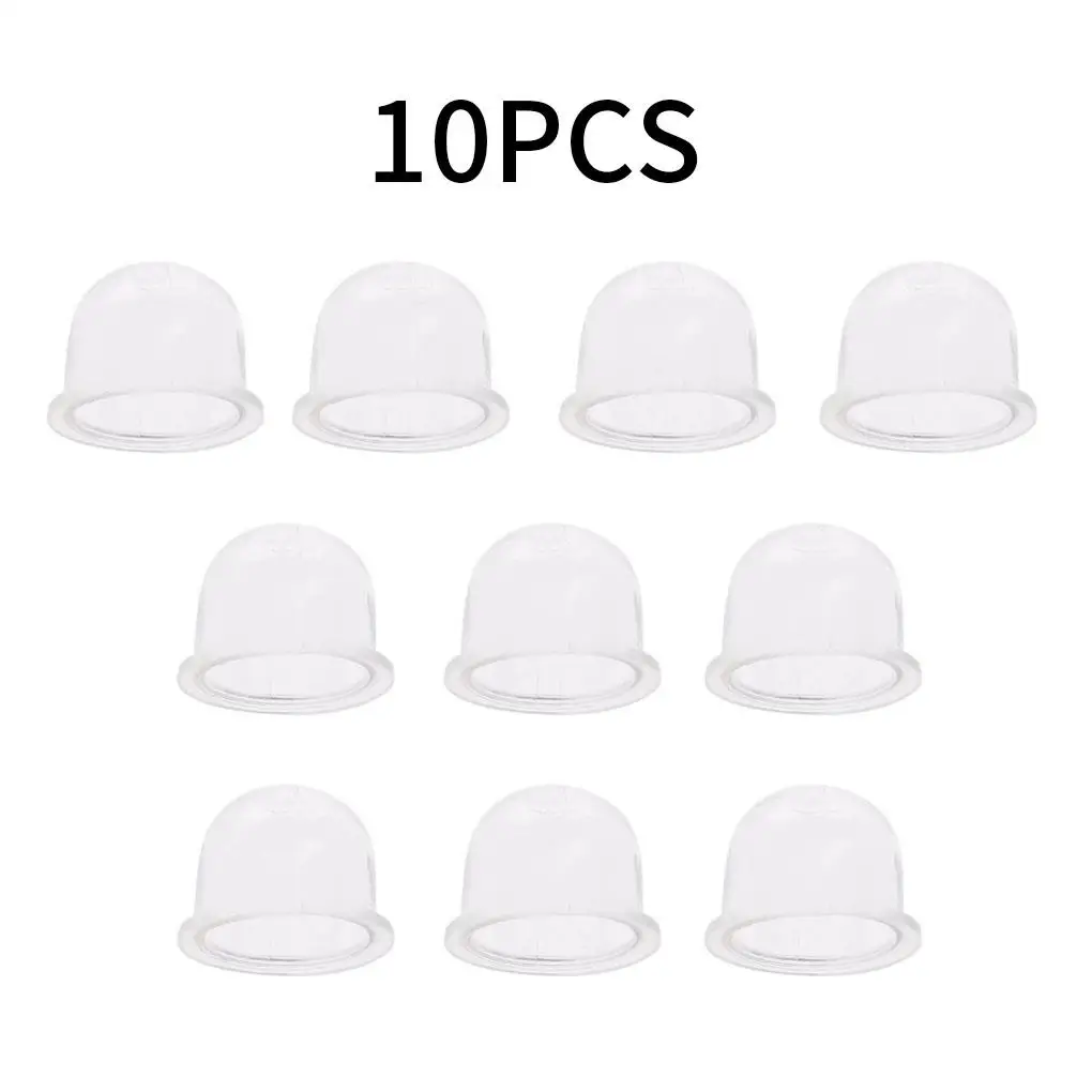 

10Pcs Rubber White Transparent Fuel Pump Replace Trimmer Chain Saw Bulbs Accessories Replacement for GT SRM Trimmer Brush Cutter