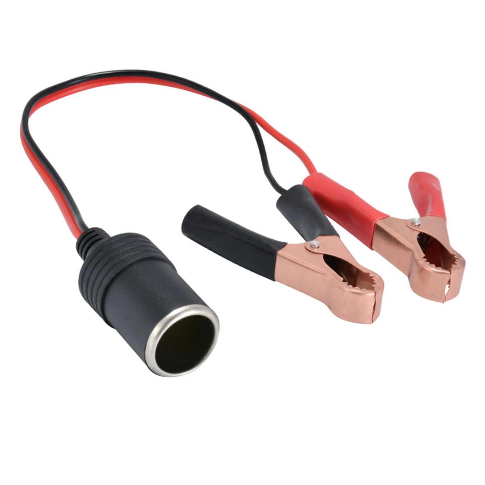 

Battery Alligator Clips 12V-24V Female Car Smoke Lighter Socket To Battery Alligator Crocodile Clips Connector 12V-24V 10A