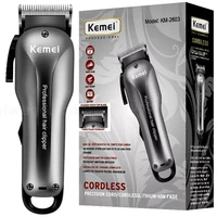 original kemei adjustable hair clipper cord cordless barber electric powerful hair trimmer for men 2000mah battery rechargeable