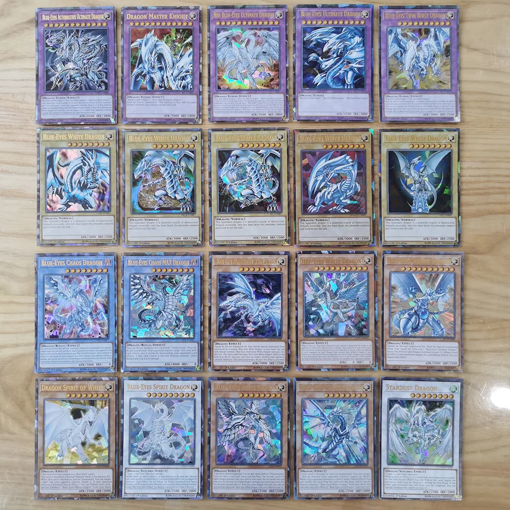 

72 шт./коробка Yu-Gi-Oh! Редкие лазерные флэш-карты игрушки Yugioh синие глаза белый дракон Египетский Бог настольные игры конкурентоспособные бумажные карты