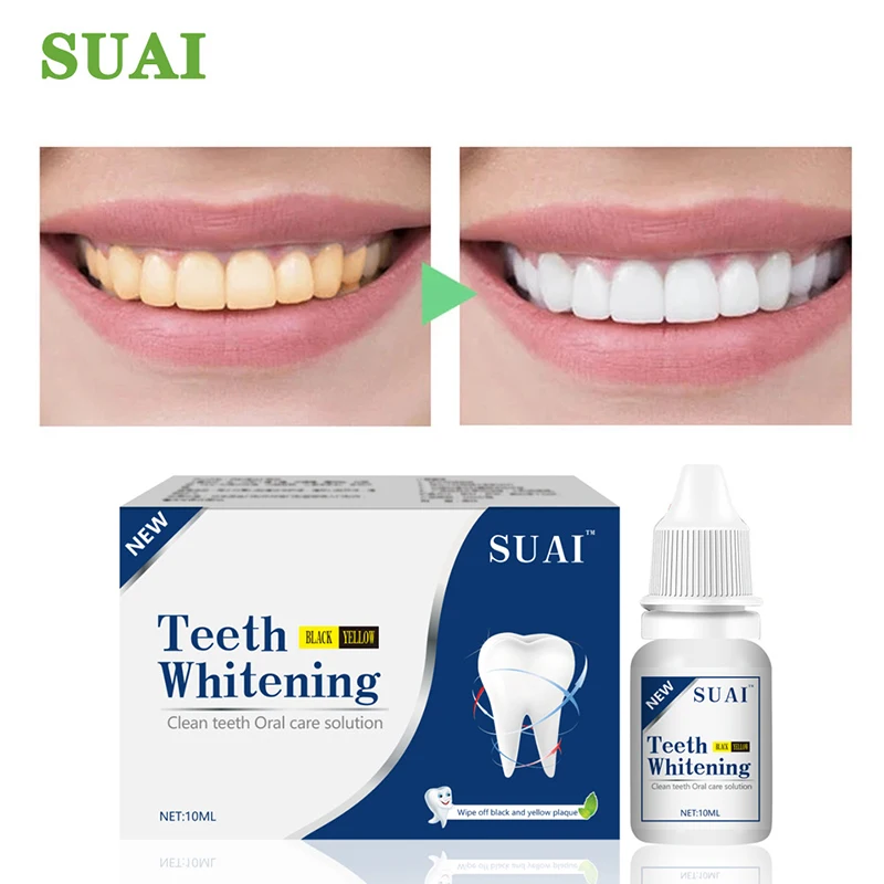 

Teeth Whitening Essence Serum Oral Hygiene Care Cleaner Whiten Teeth Whitener Remove Plaque Stains Fresh Breath Dental Tools