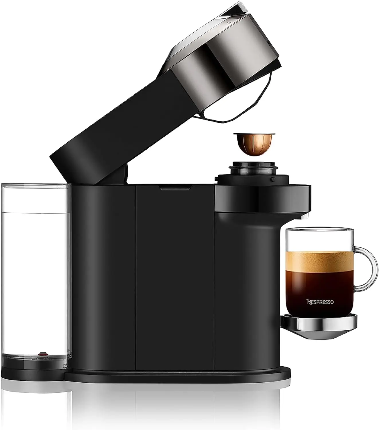 

Кофе и эспрессо Vertuo Next, 1,1 литров, Темный Хром
