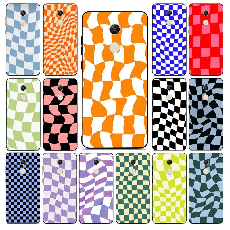 

Crazy Checkers Phone Case For Redmi Note 4 X 5 A 6 7 8 Pro T 9 Pro 9S 10 Pro 11 Pro 11S 11Epro PocoM3pro