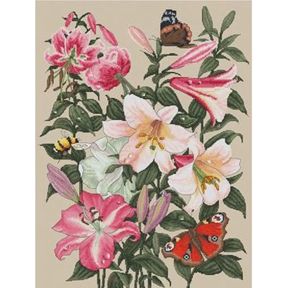 

Набор для вышивки ZZ5373, Набор для вышивки крестиком без принта, Набор для вышивки крестиком