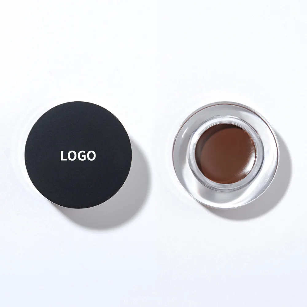 Водостойкий окрашенный крем для бровей с логотипом двухцветный стойкий