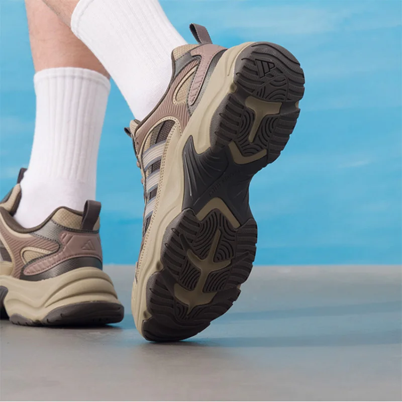 Фото Кроссовки Adidas Khaki Retro Chunky Dad Sneakers Dreamstrike Cushion для ходьбы, мужские и женские, KI1866 №3