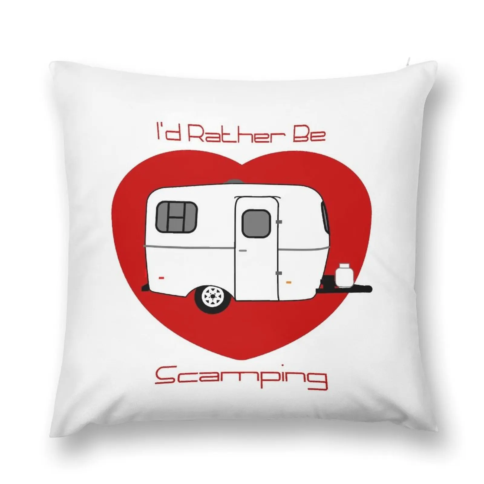 Я бы предпочитал быть в кемпинге Наволочка на заказ подушка Детская Роскошная