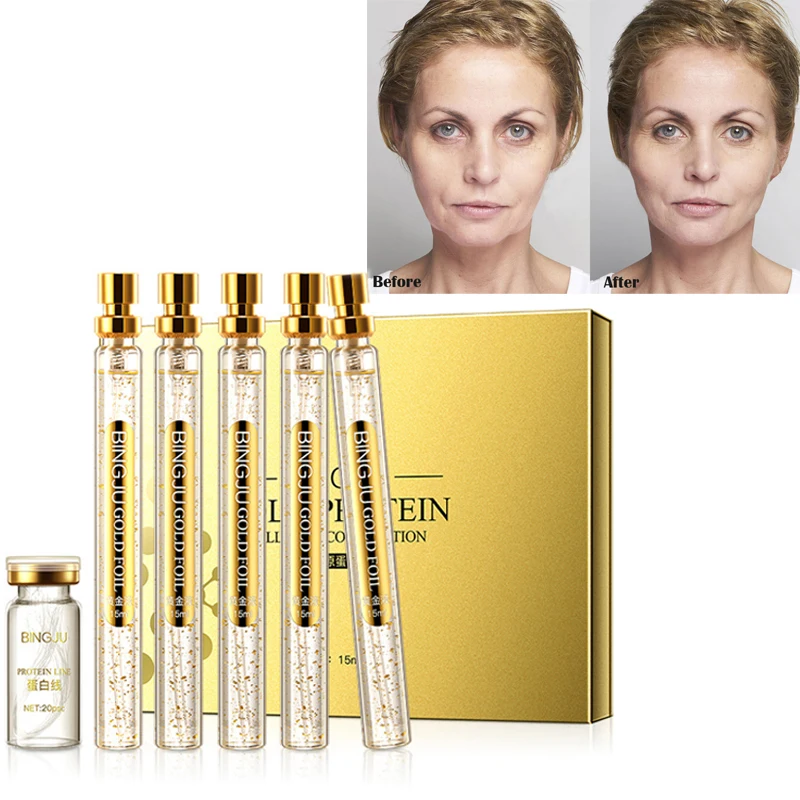 

Face Wrinkle Master Care Gold Protein Peptide Face Line Carving Essence Combination Skin Care Anti Aging