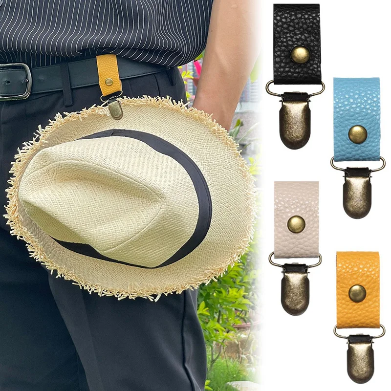 

New Design Hat Clips on Belt Hat Holder Trave Hat Keeper Clip Outdoor Travel Accessory Multifunctional Clip for Adult