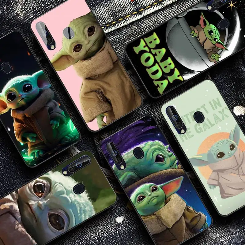 

MINISO Cute Baby-Y-Yoda Phone Case for Samsung A51 01 50 71 21S 70 31 40 30 10 20 S E 11 91 A7 A8 2018