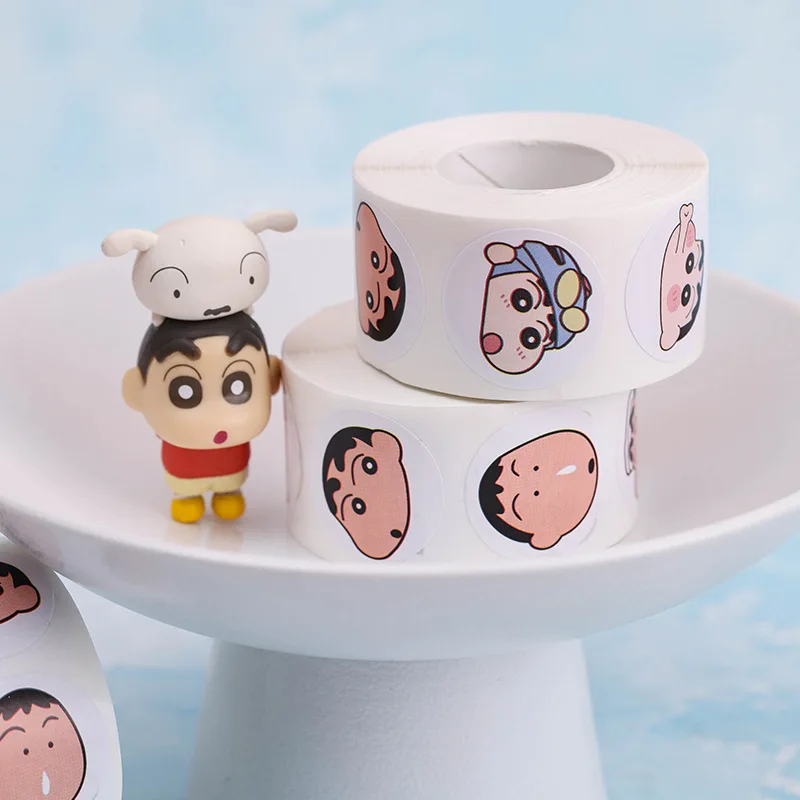 500 шт. наклейки Crayon Shin-chan в подарочном пакете ярлык для упаковки украшение