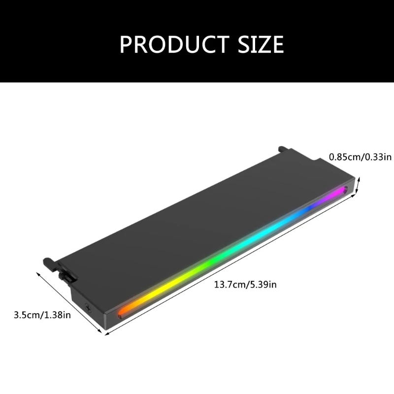 Модуль памяти DXAB рассеиватель тепла 5 В-3-контактный радиатор ARGB с подсветкой для